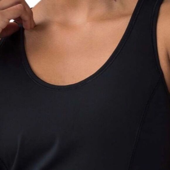 Lululemon Goal Crusher Tank (Stripe) Black - Picture 4 of 14